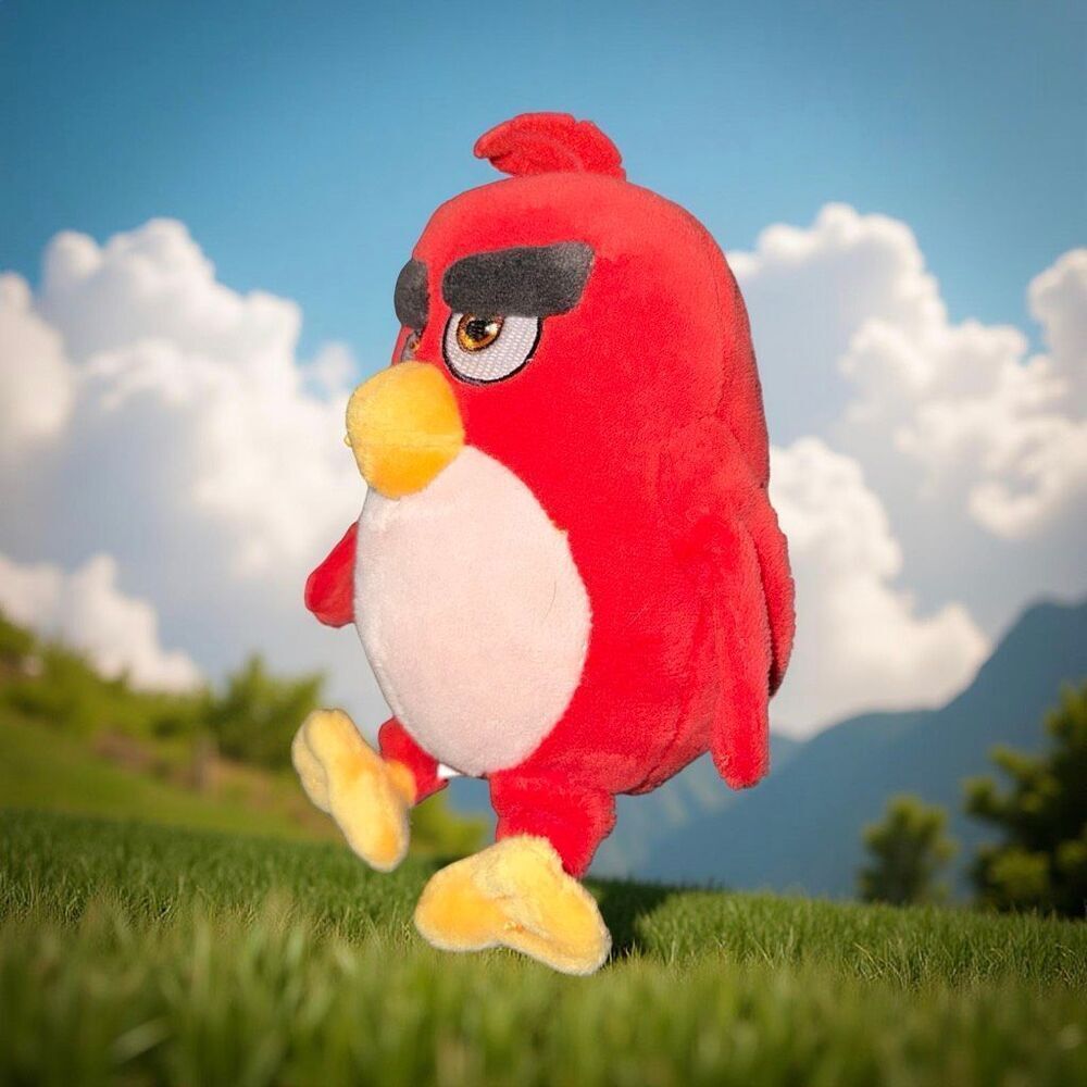 2015/16 Rovio Terrence Red Angry Birds Terrence Stuffed Animal 6" Plush P59